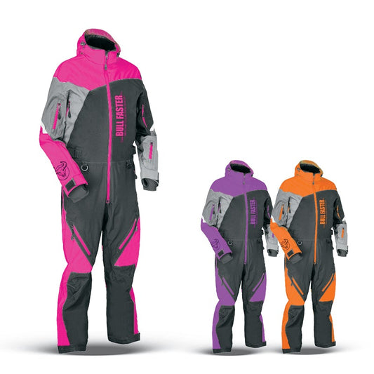 Snow Mobile Insulated 1 Piece Mono suit- BFR 8002-Pink