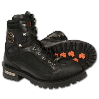 BFR 9080 Men's Black 6 Inch Lace to Toe Boots with Gear Shift Protection