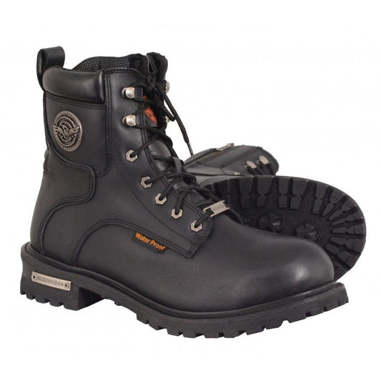 RADON BLACK Waterproof Leather Boots